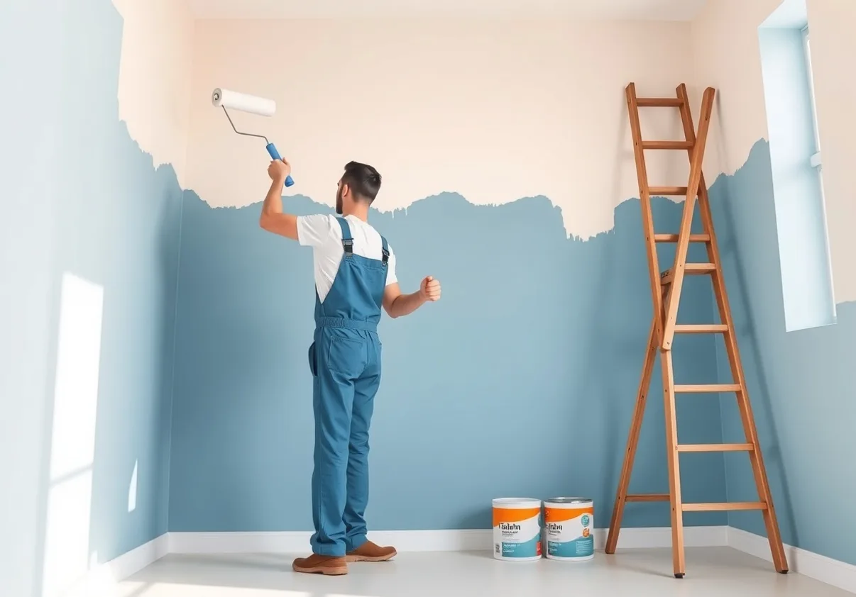 Peintre Chevigny-Saint-Sauveur 21800 en intervention sur un chantier
